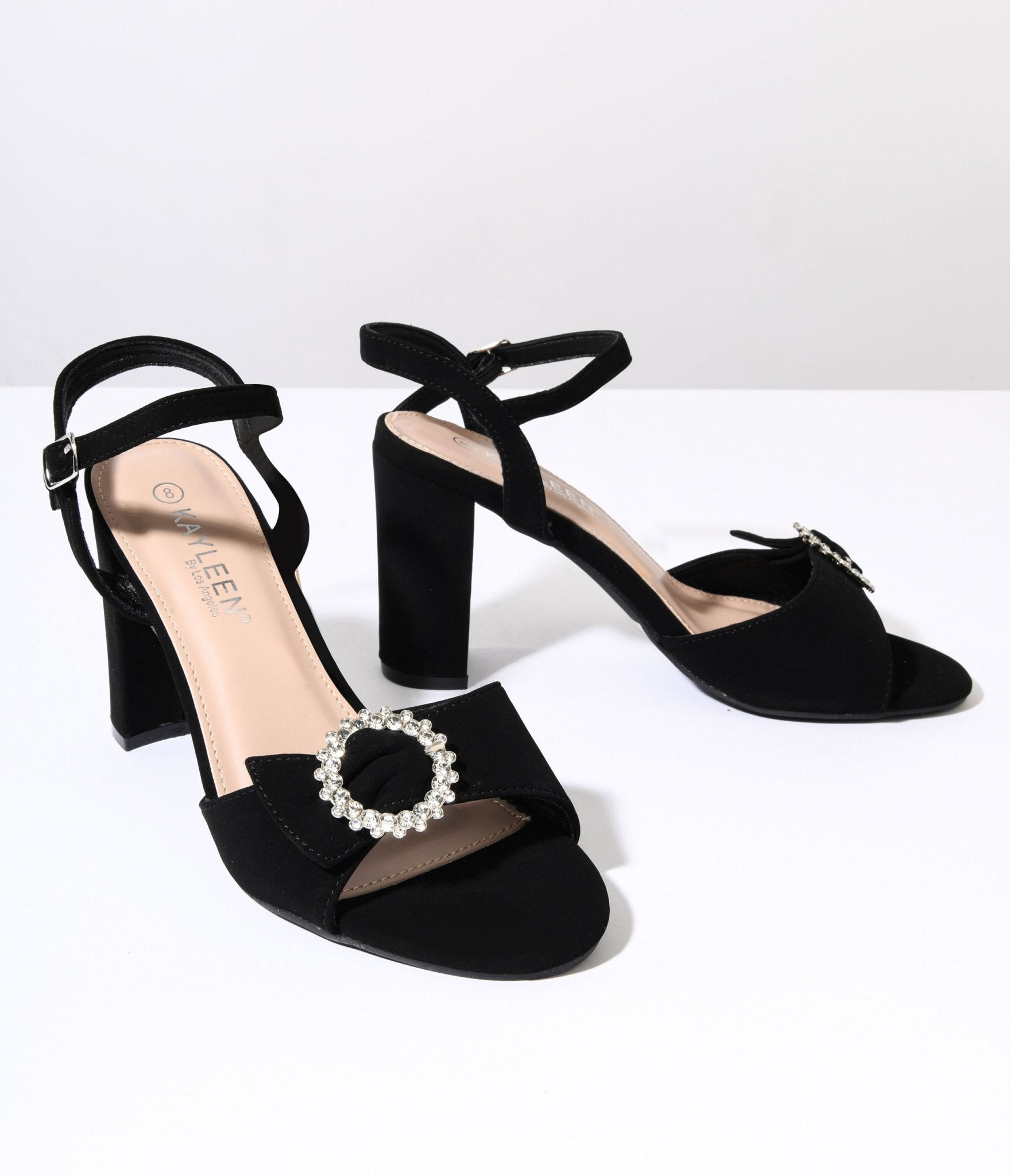 Buy RHINESTONE BLACK PUMPS for Women Online in India