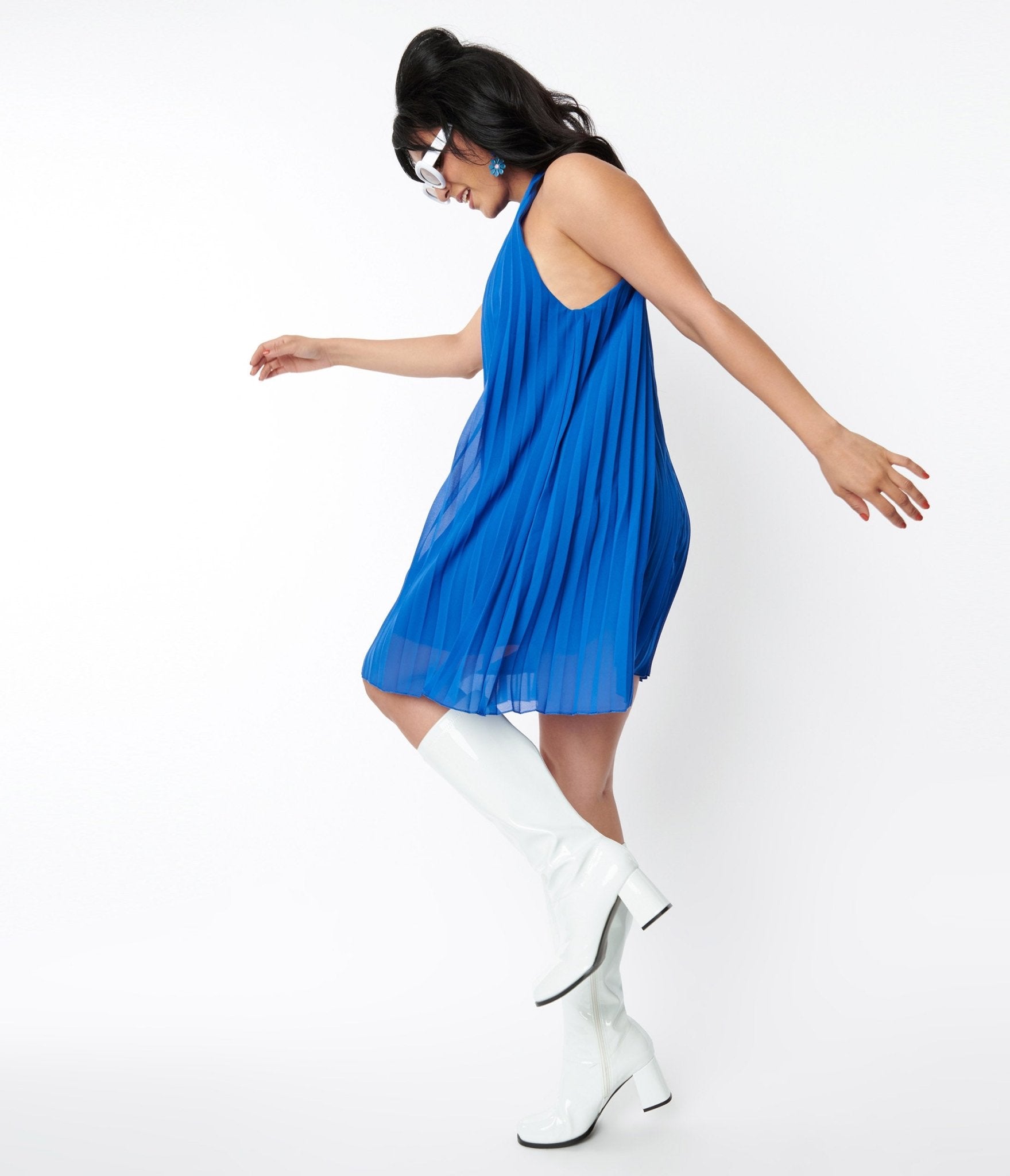 blue shift dresses for women Blue Mini Shift Dress - All Dresses