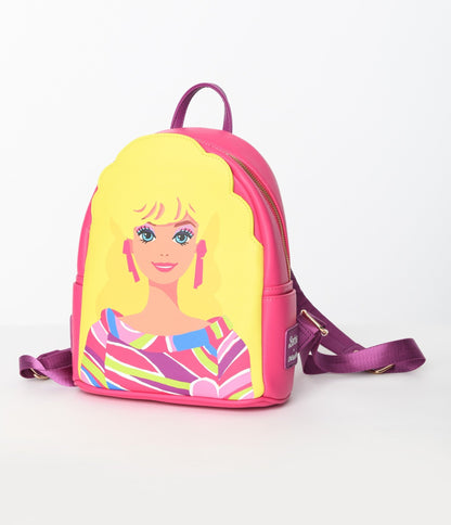 Cakeworthy Pink Totally Hair Barbie Mini Backpack - Unique Vintage - Womens, ACCESSORIES, HANDBAGS