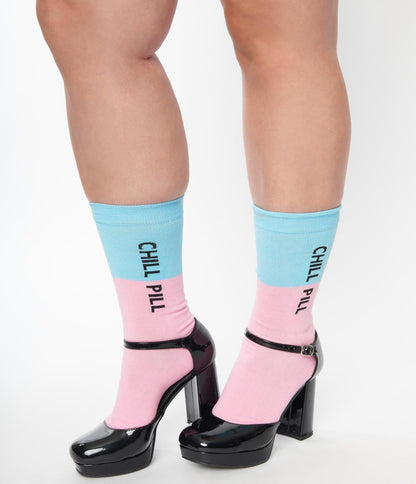 Chill Pill Socks - Unique Vintage - Womens, ACCESSORIES, GIFTS/HOME