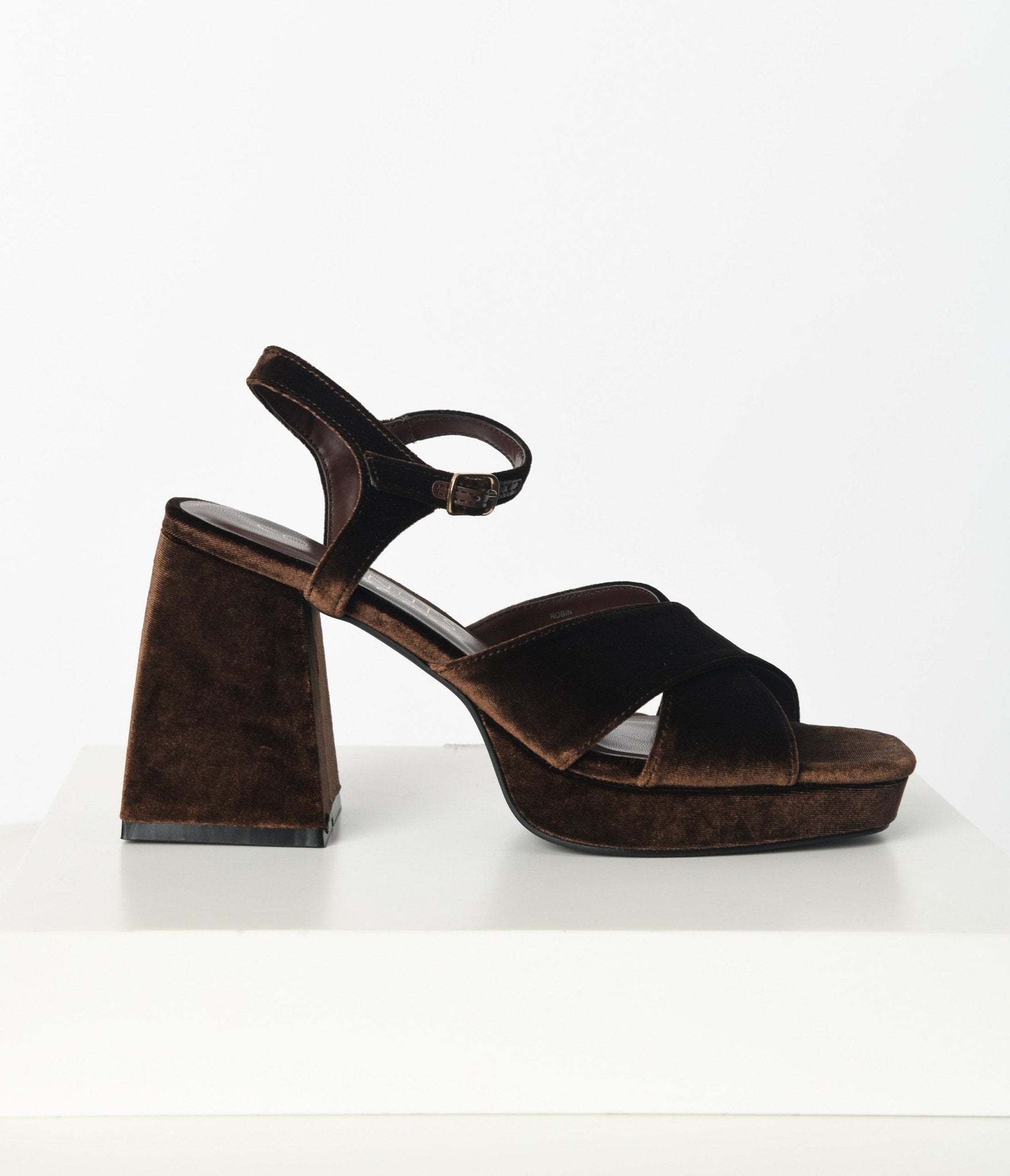 Shop Prada Velvet Platform Sandals | Saks Fifth Avenue