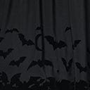 Collectif Black Mesh Bat Border Swing Dress - Unique Vintage - Womens, HALLOWEEN, DRESSES