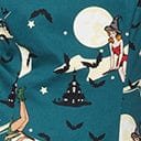 Collectif Green Witches Peta Blouse - Unique Vintage - Womens, HALLOWEEN, TOPS