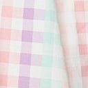 Collectif Pastel Rainbow Gingham Suspender Swing Skirt - Unique Vintage - Womens, BOTTOMS, SKIRTS