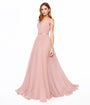 Cinderella Divine  Dusty Rose Chiffon Prom Gown