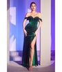 Cinderella Divine  Emerald Corset Velvet Dream Bridesmaid Gown