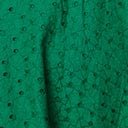 Green Eyelet Ruffle Sleeve Swing Dress - Unique Vintage - Womens, DRESSES, SWING