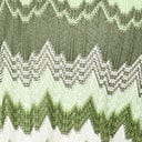 Green Zig Zag Striped Caftan - Unique Vintage - Womens, DRESSES, CAFTAN