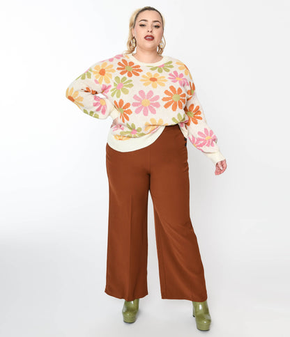 Hell Bunny Ginger Swing Pants - Unique Vintage - Womens, BOTTOMS, PANTS