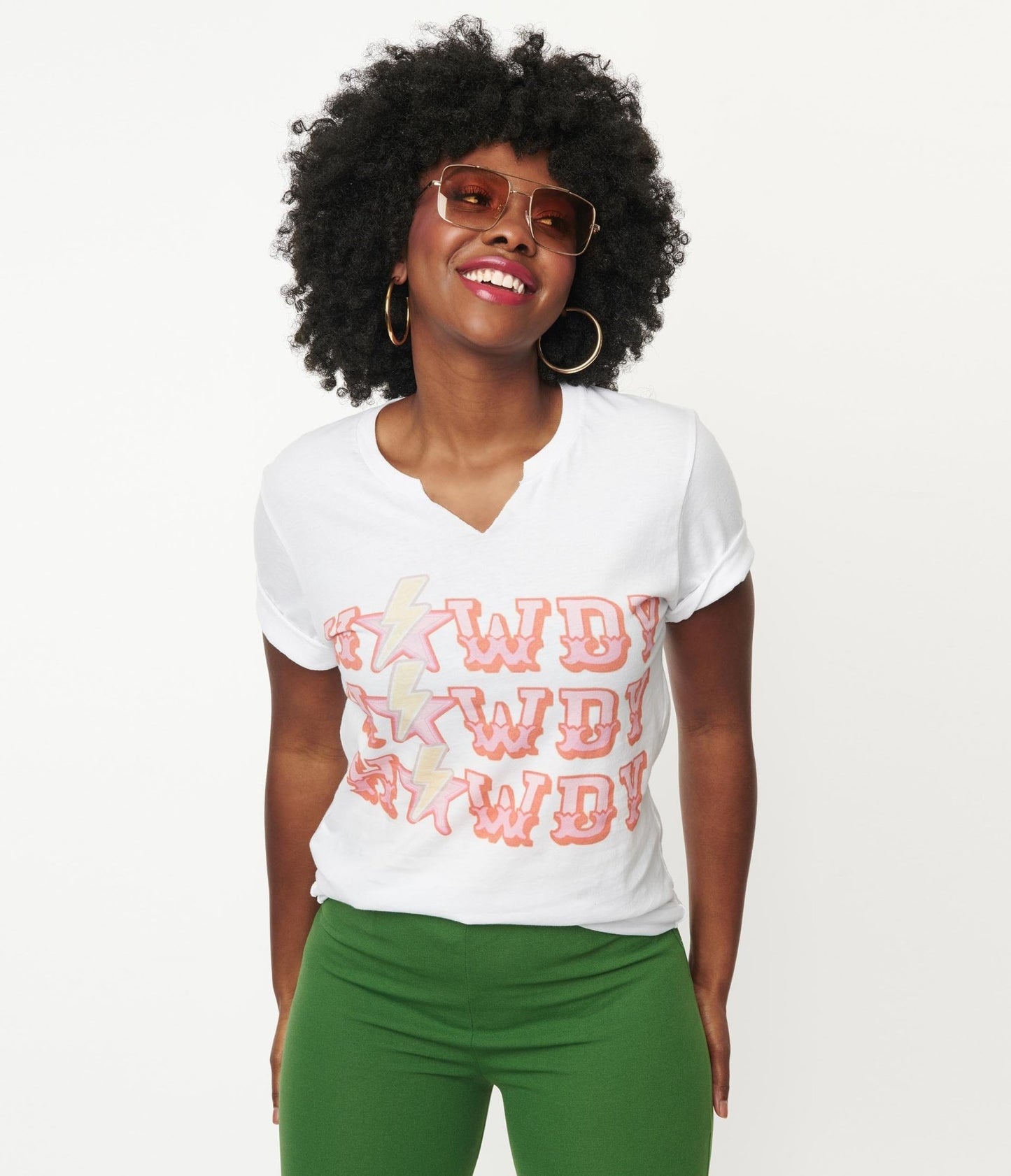 Howdy Western Unisex Graphic Tee - Unique Vintage - Womens, GRAPHIC TEES, TEES