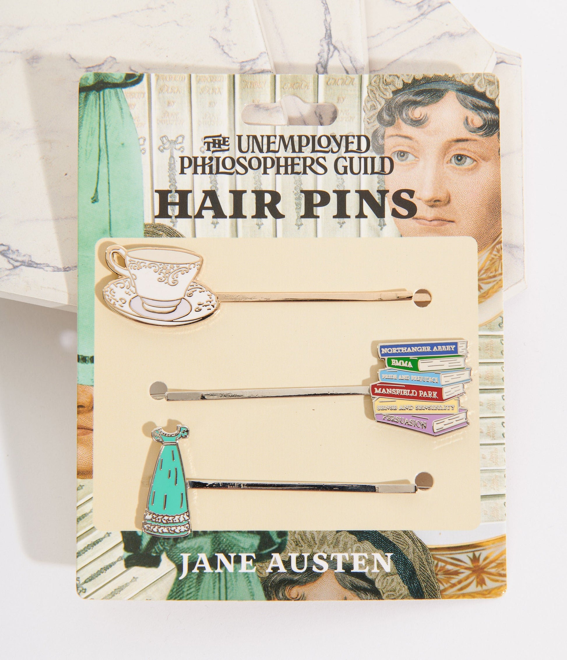 Jane Austen Bobby Pins - Unique Vintage - Womens, ACCESSORIES, HAIR