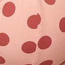 Kingdom & State Plus Size Dusty Pink & Burgundy Polka Dot Swim Top - Unique Vintage - Womens, SWIM, BOTTOM