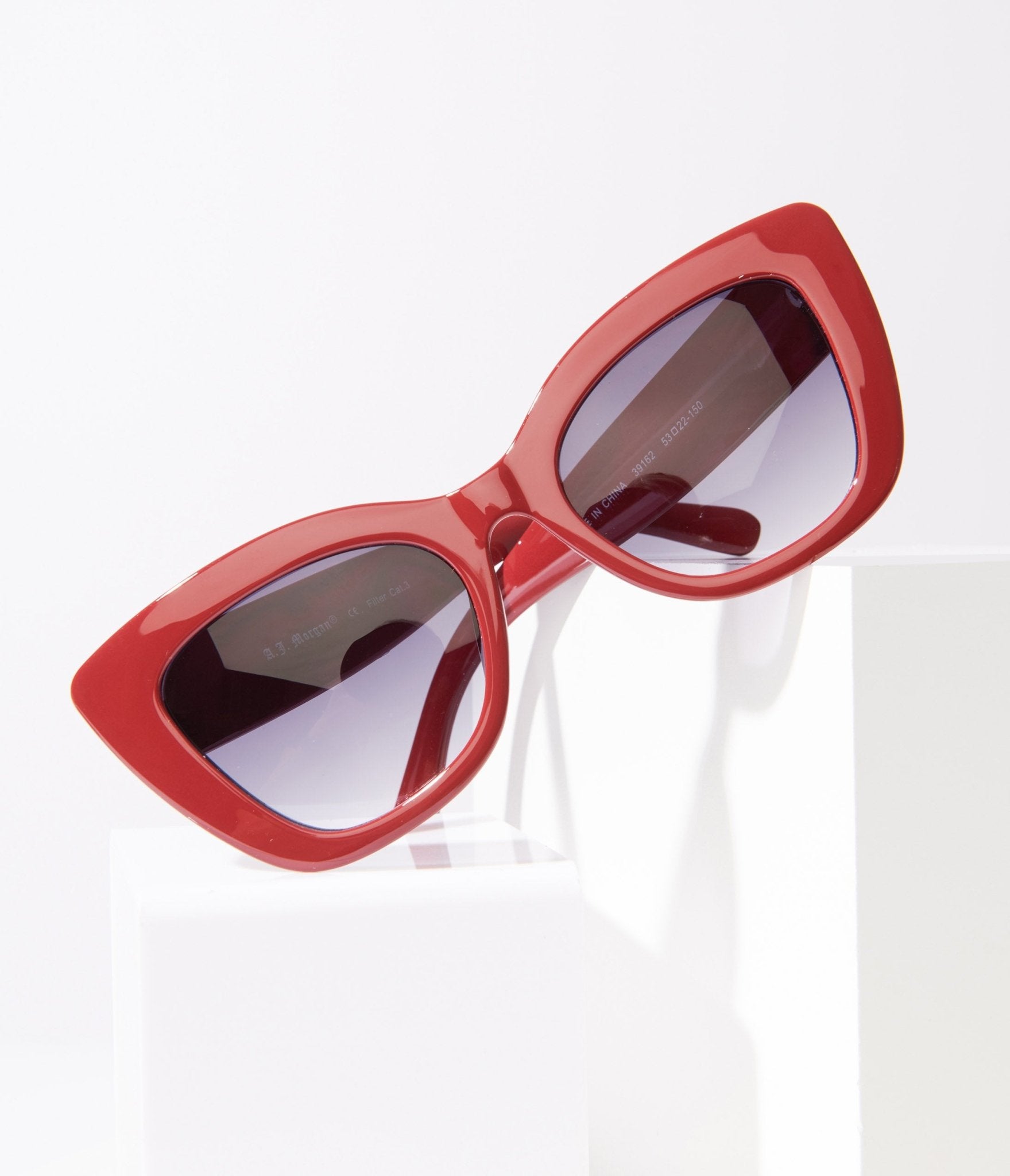 Lady in Red Cat Eye Sunglasses - Unique Vintage - Womens, ACCESSORIES, SUNGLASSES