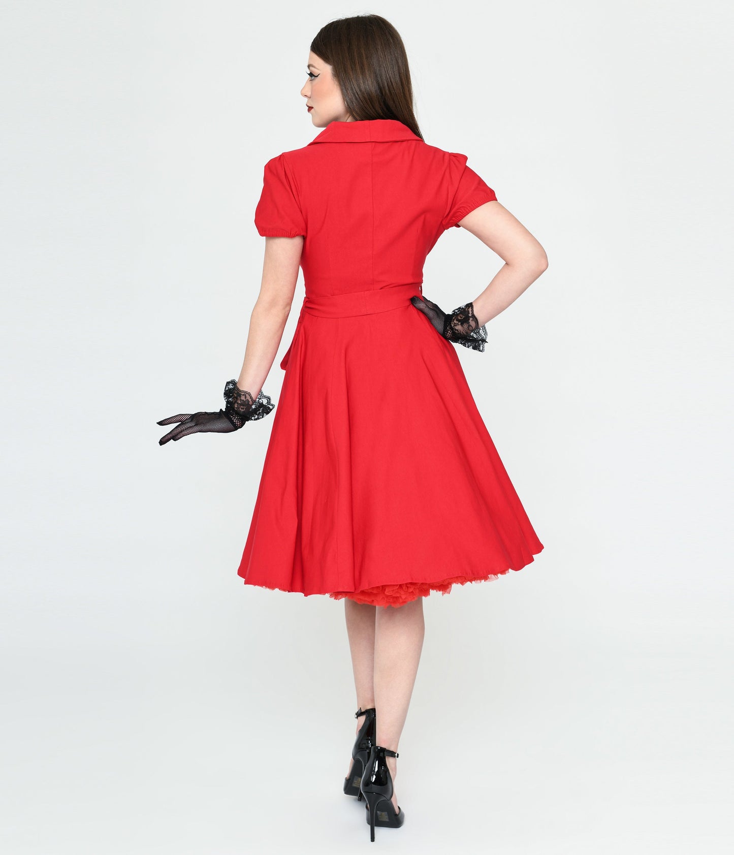 Lady In Red Monroe Swing Dress - Unique Vintage - Womens, DRESSES, SWING