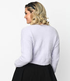 Lavender Top & Cardigan Set - Unique Vintage - Womens, TOPS, SWEATERS