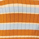 Light Blue & Saffron Stripe Knit Top - Unique Vintage - Womens, TOPS, KNIT TOPS