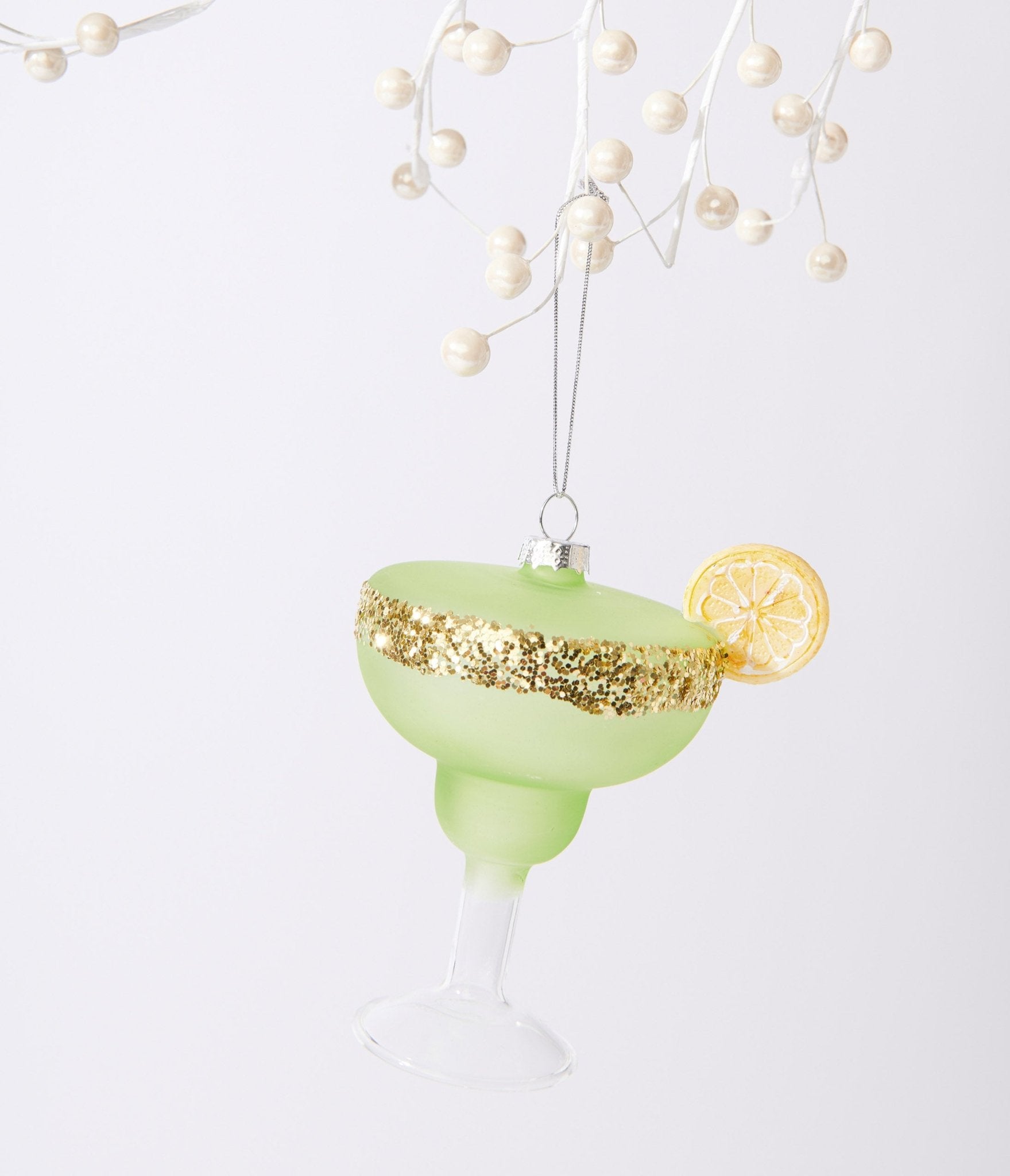 Lime Margarita Glass Ornament - Unique Vintage - Womens, ACCESSORIES, GIFTS/HOME