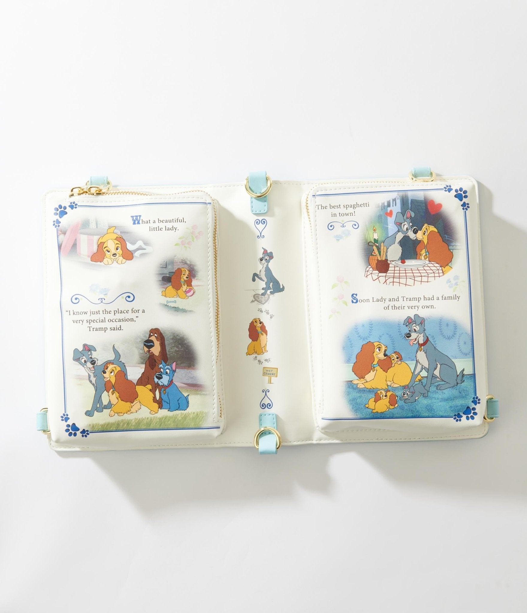 Loungefly Lady & The Tramp Book Convertible Backpack - Unique Vintage - Womens, ACCESSORIES, HANDBAGS