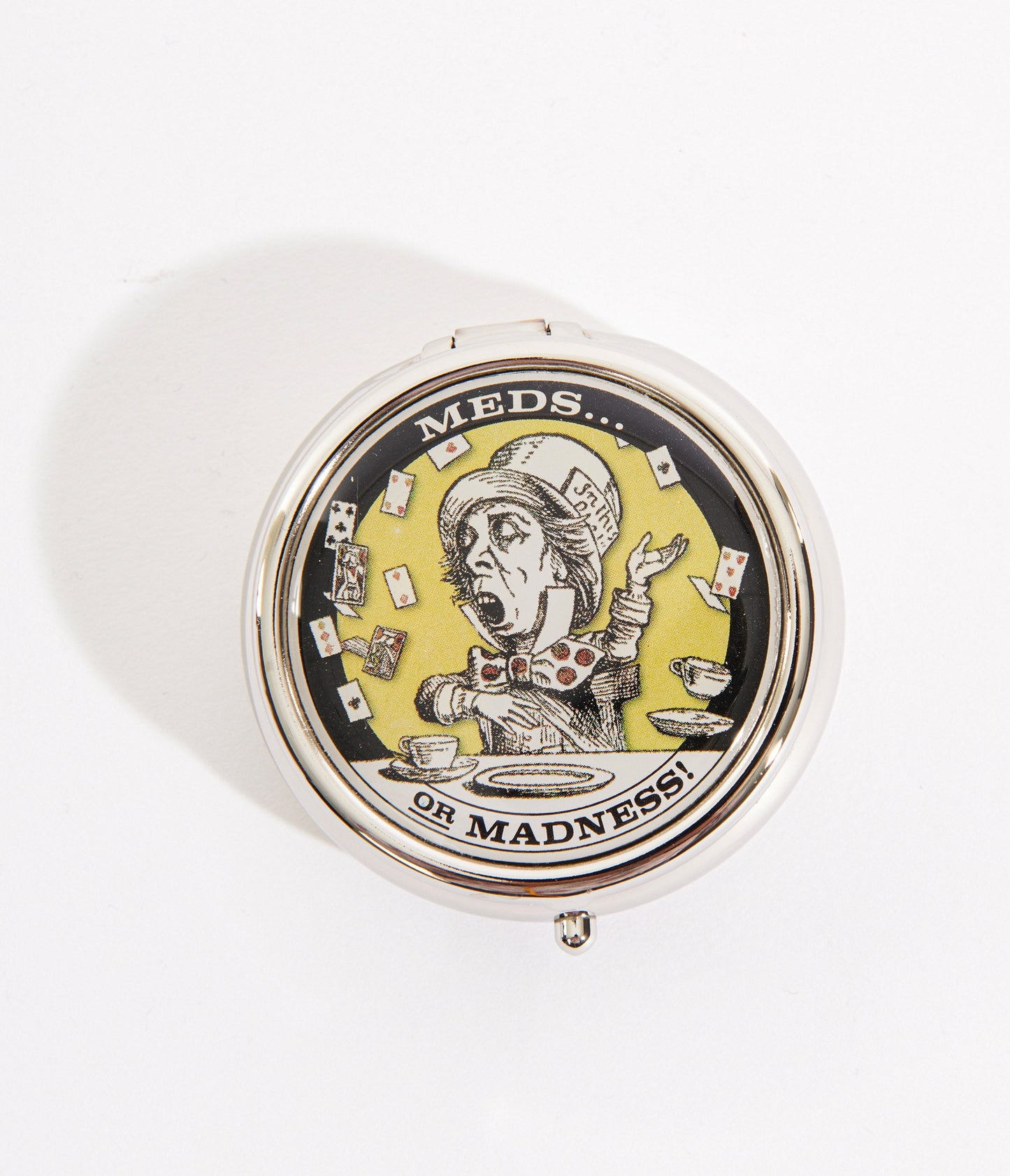Mad Hatter Meds Or Madness Pill Box - Unique Vintage - Womens, ACCESSORIES, GIFTS/HOME