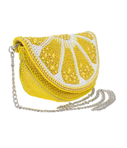 Mary Frances Tart Lemon Crossbody Bag - Unique Vintage - Womens, ACCESSORIES, HANDBAGS