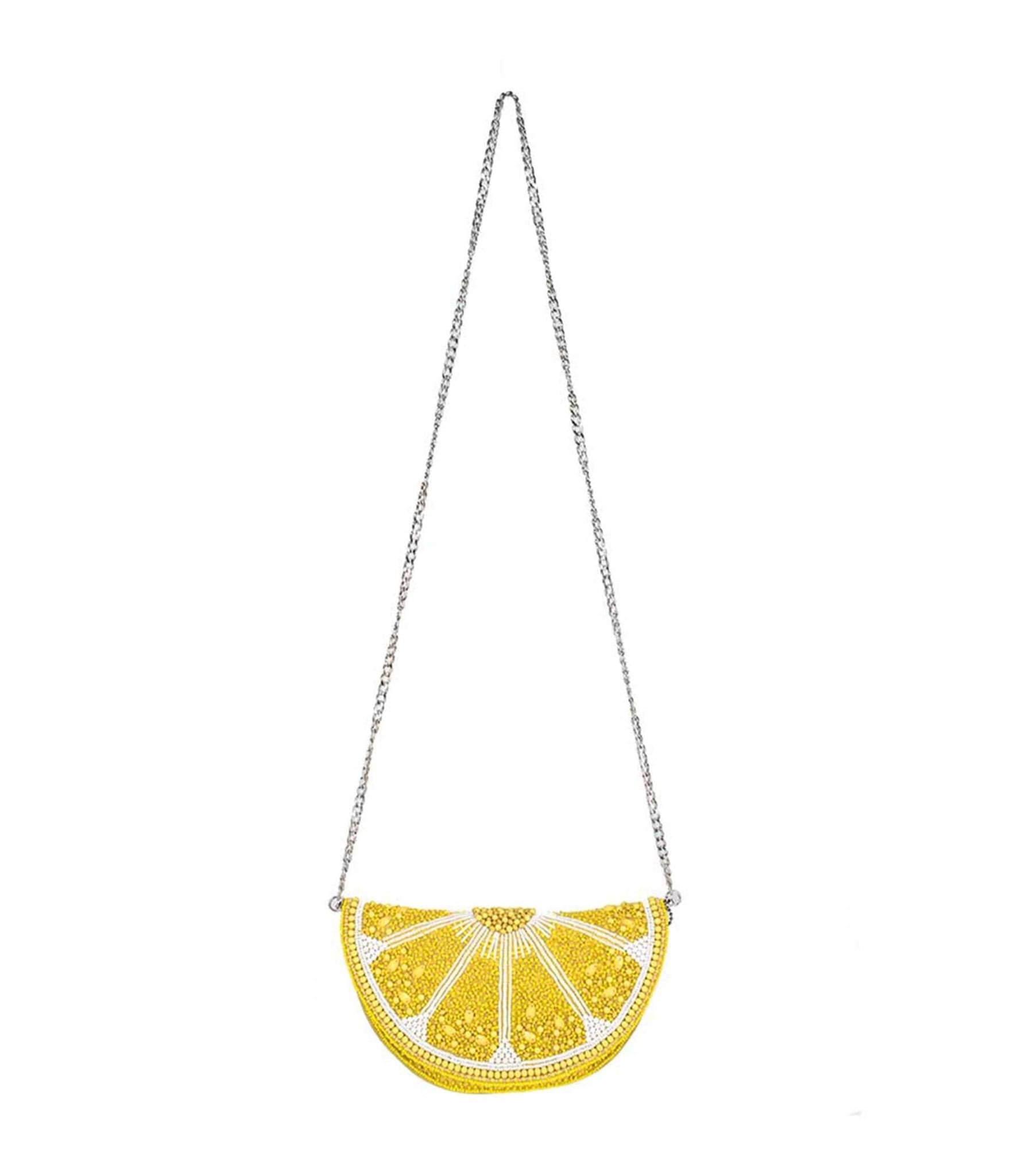 Mary Frances Tart Lemon Crossbody Bag - Unique Vintage - Womens, ACCESSORIES, HANDBAGS