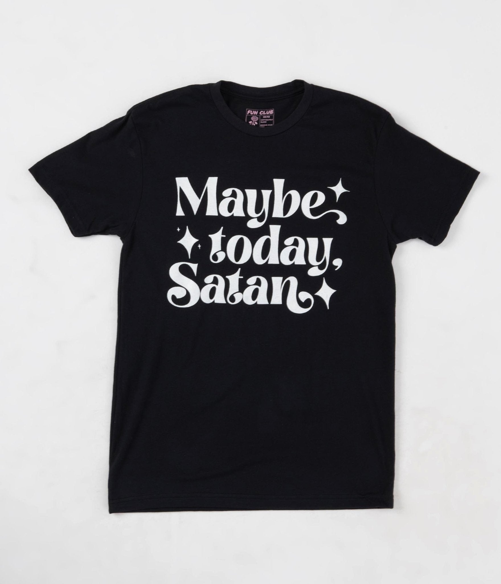 Maybe Today Satan Unisex Shirt - Unique Vintage - Womens, GRAPHIC TEES, TEES
