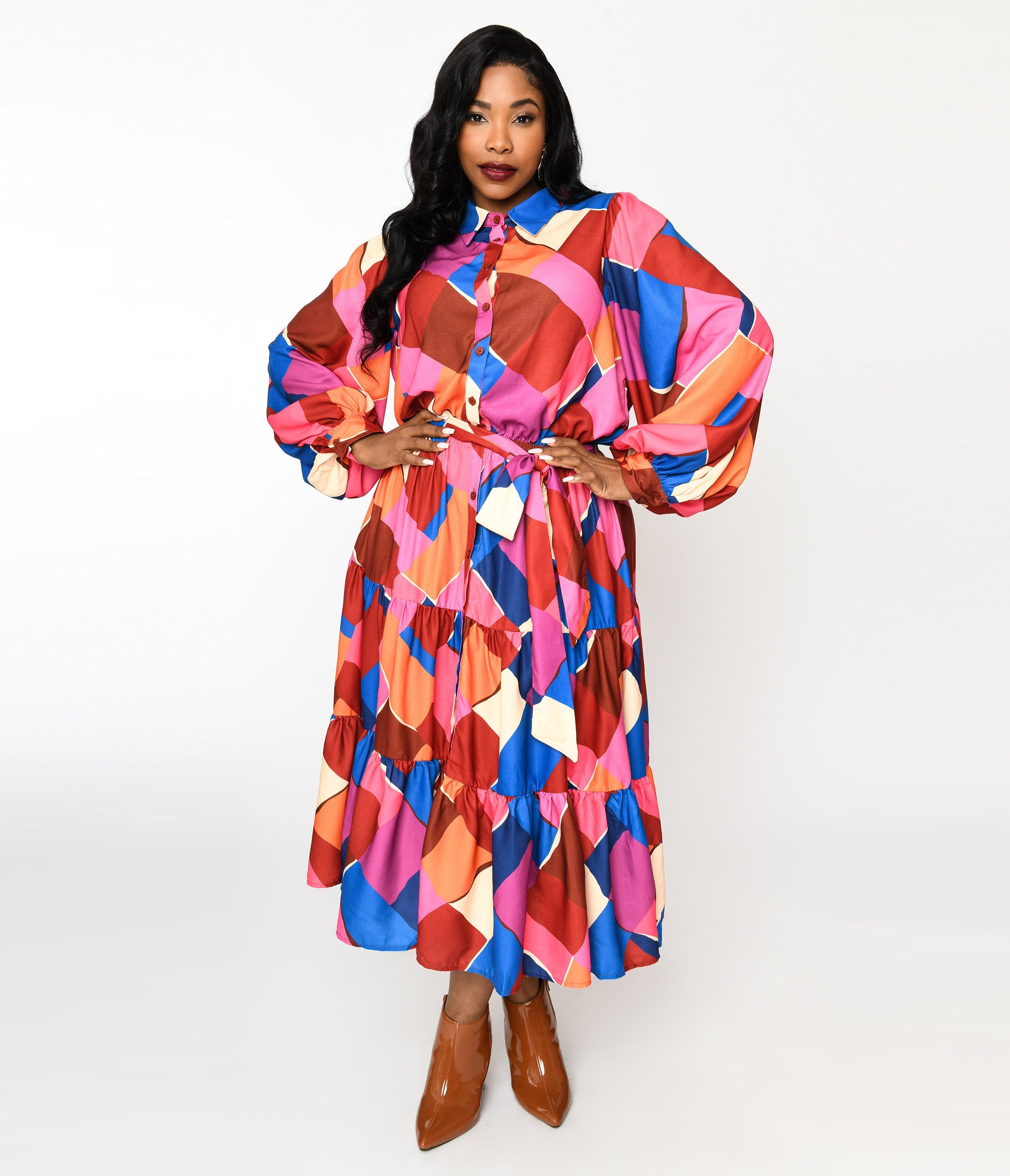 1970s plus size dresses sale