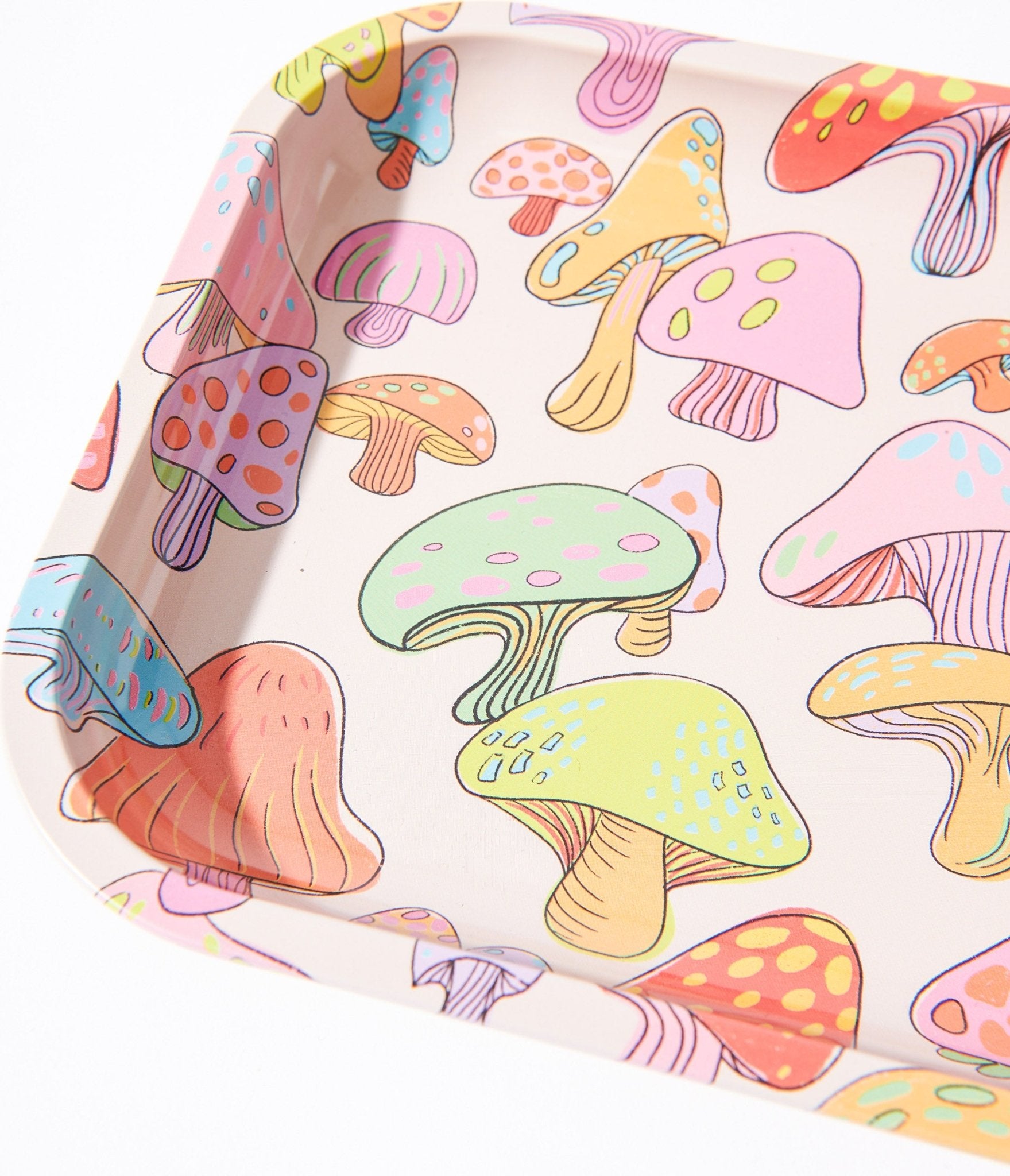 Multicolor Magical Mushroom Tray - Unique Vintage - Womens, ACCESSORIES, GIFTS/HOME