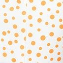 Off White & Orange Polka Dot Catherine Maxi Dress - Unique Vintage - Womens, DRESSES, MAXI