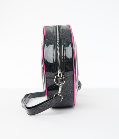 Pink Jack-O-Lantern Leatherette Handbag - Unique Vintage - Womens, HALLOWEEN, ACCESSORIES