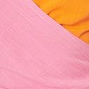 Pink & Orange Colorblock Surplice Wrap Top - Unique Vintage - Womens, TOPS, WOVEN TOPS