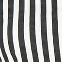 Plus Size Black & White Striped Connie Crop Top - Unique Vintage - Womens, TOPS, WOVEN TOPS