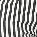 Plus Size Black & White Striped Connie Shorts - Unique Vintage - Womens, BOTTOMS, SHORTS
