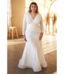 Cinderella Divine  Plus Size White Mermaid Bridal Gown