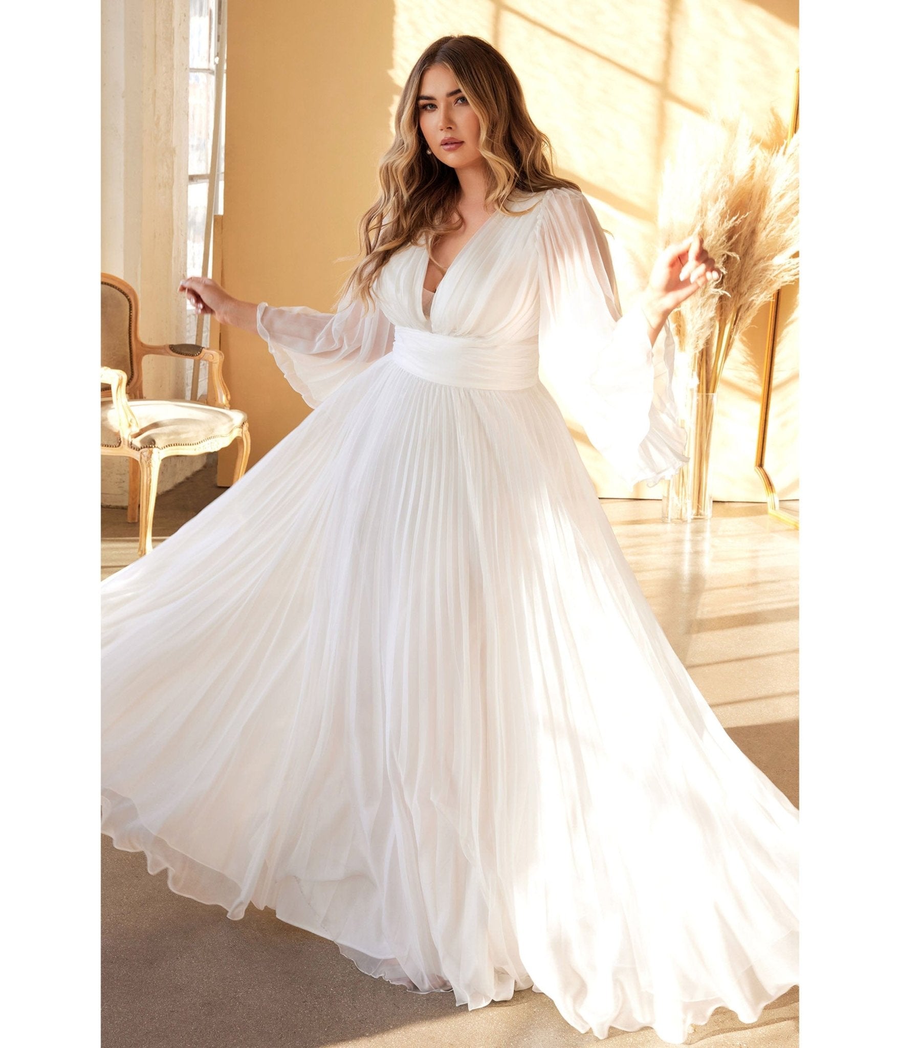 Plus Size Lace and Tulle Wedding Dress With Sleeves, Gorgeous Wedding Dress  With Sleeve, Plus Size Bride Dress, Brautkleid Plus Size -  Denmark