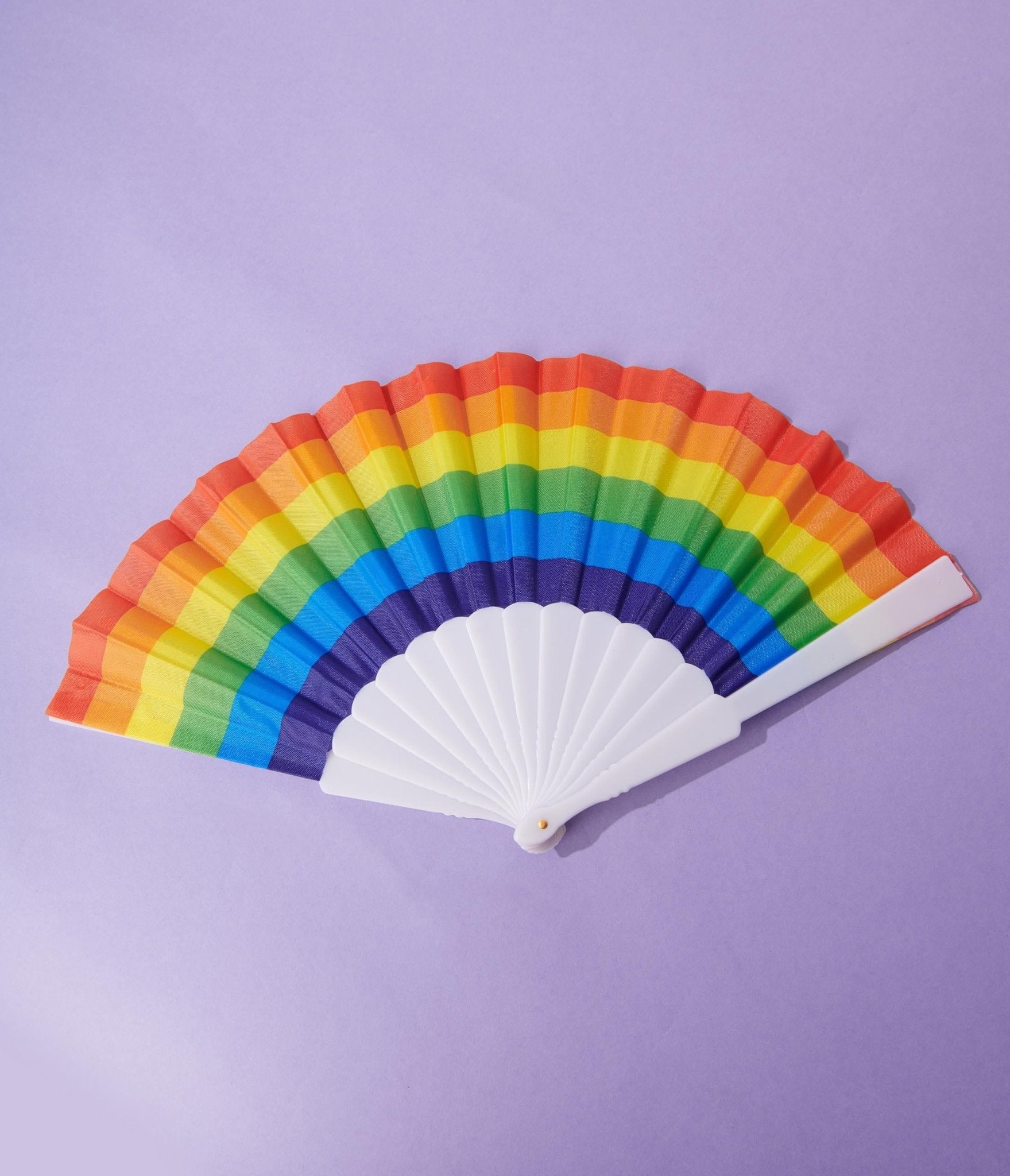 Rainbow Hand Fan - Unique Vintage - Womens, ACCESSORIES, GIFTS/HOME
