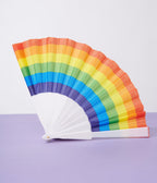 Rainbow Hand Fan - Unique Vintage - Womens, ACCESSORIES, GIFTS/HOME