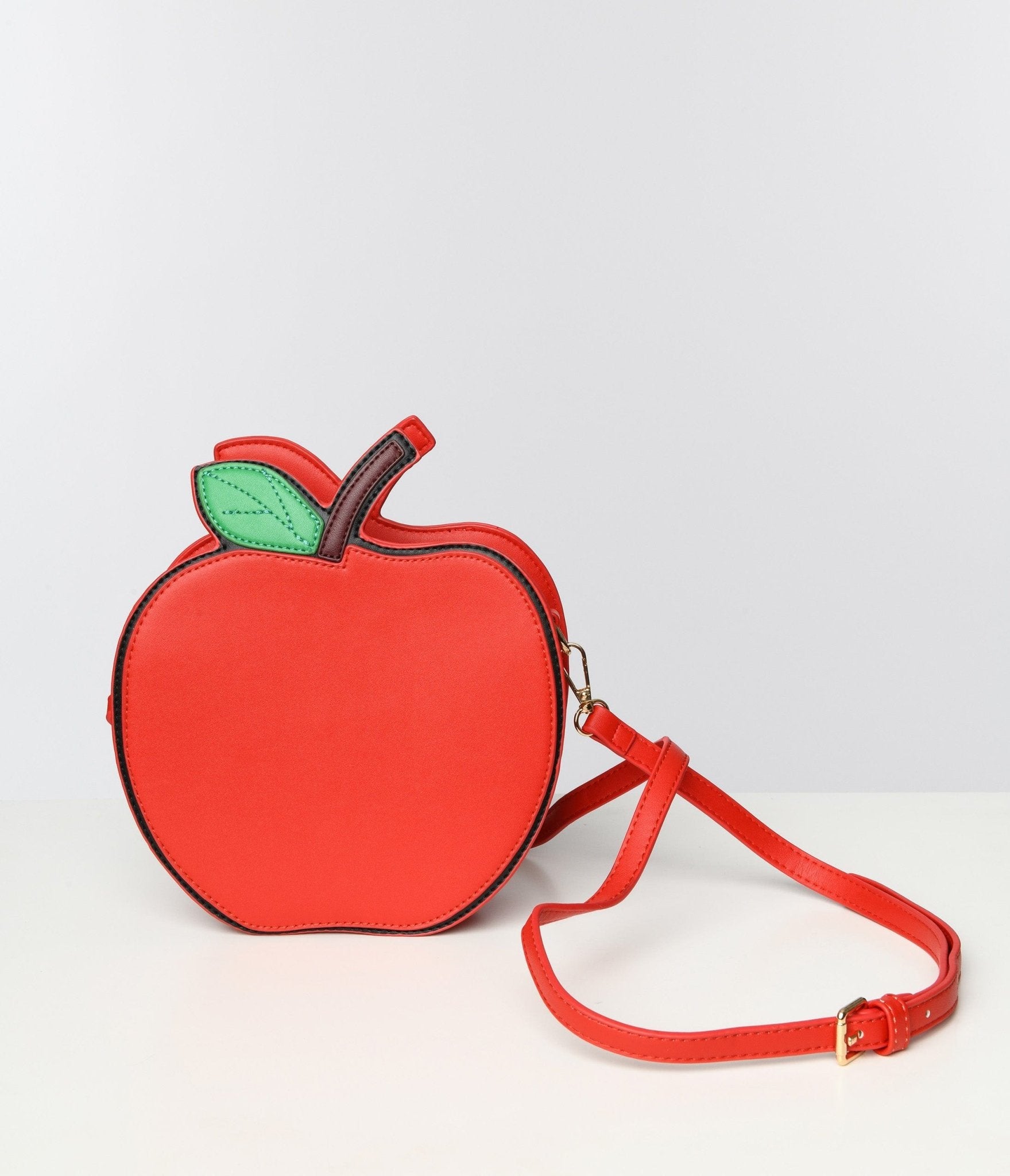 Red Apple Crossbody Bag - Unique Vintage - Womens, ACCESSORIES, HANDBAGS