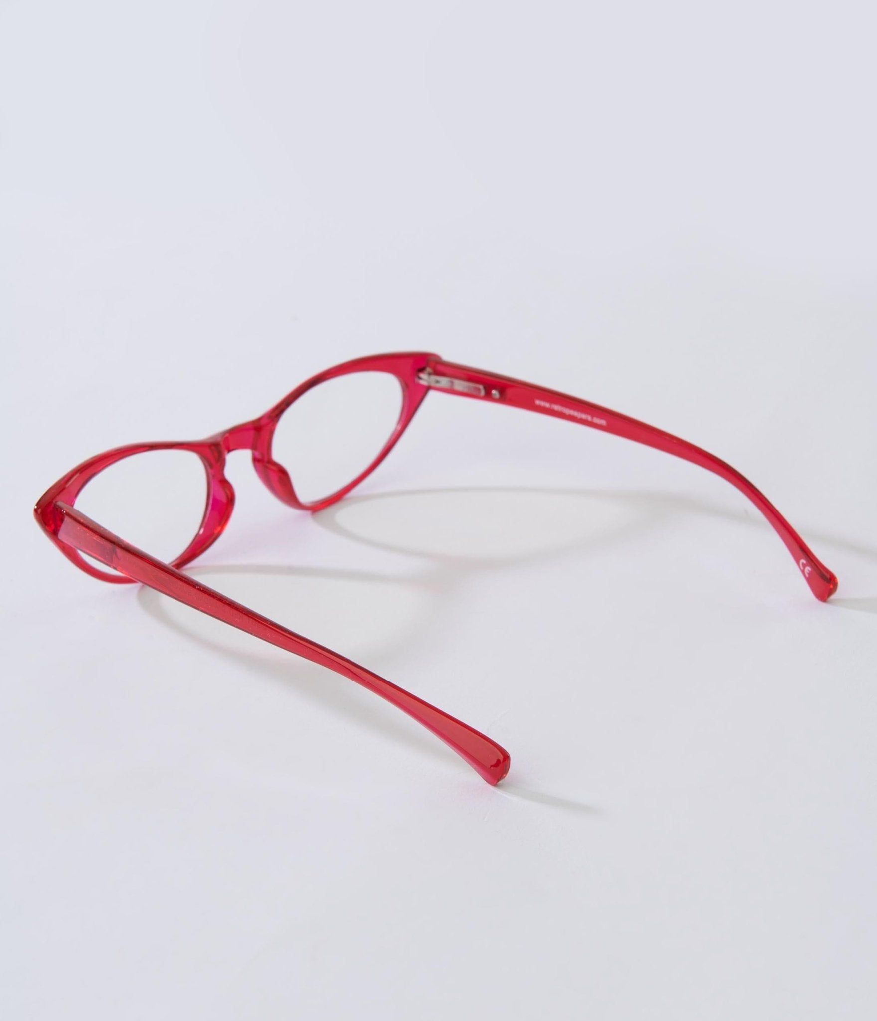 Red Cat Eye Glasses - Unique Vintage - Womens, ACCESSORIES, SUNGLASSES