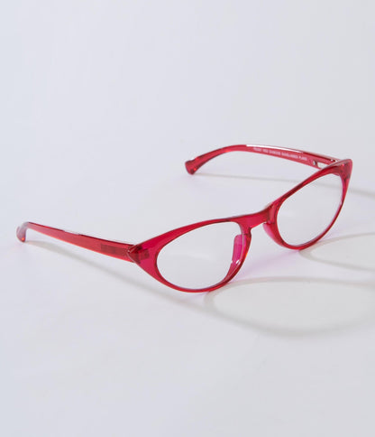 Red Cat Eye Glasses - Unique Vintage - Womens, ACCESSORIES, SUNGLASSES