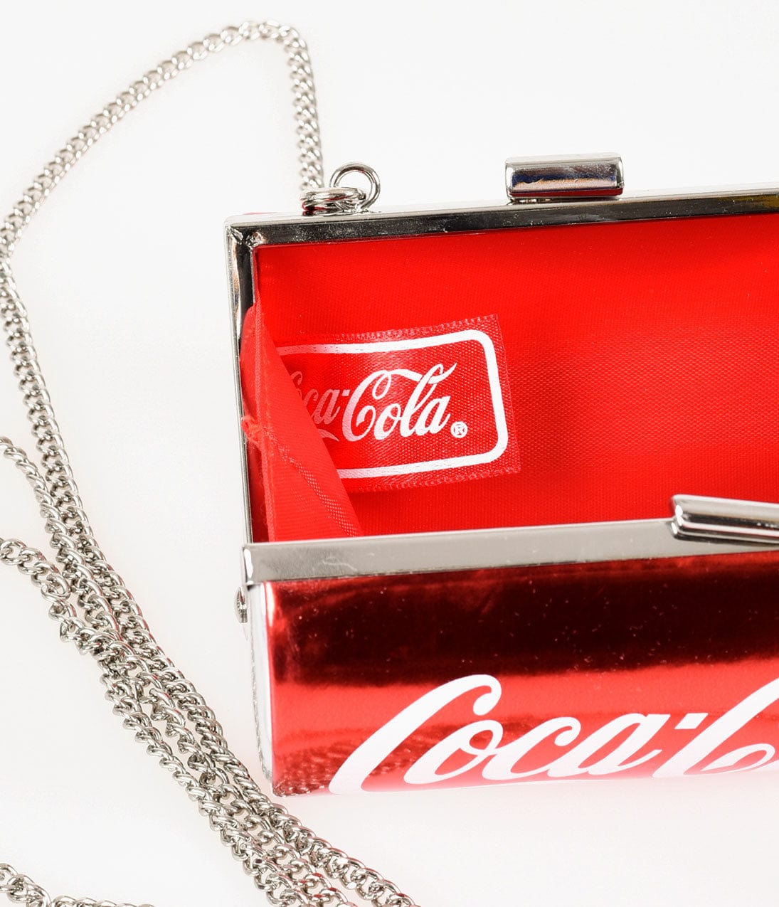 Red Classic Coca Cola Coke Can Hard Clutch – Unique Vintage