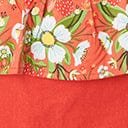Red Orange Strawberry Fields Apron - Unique Vintage - Womens, ACCESSORIES, GIFTS/HOME