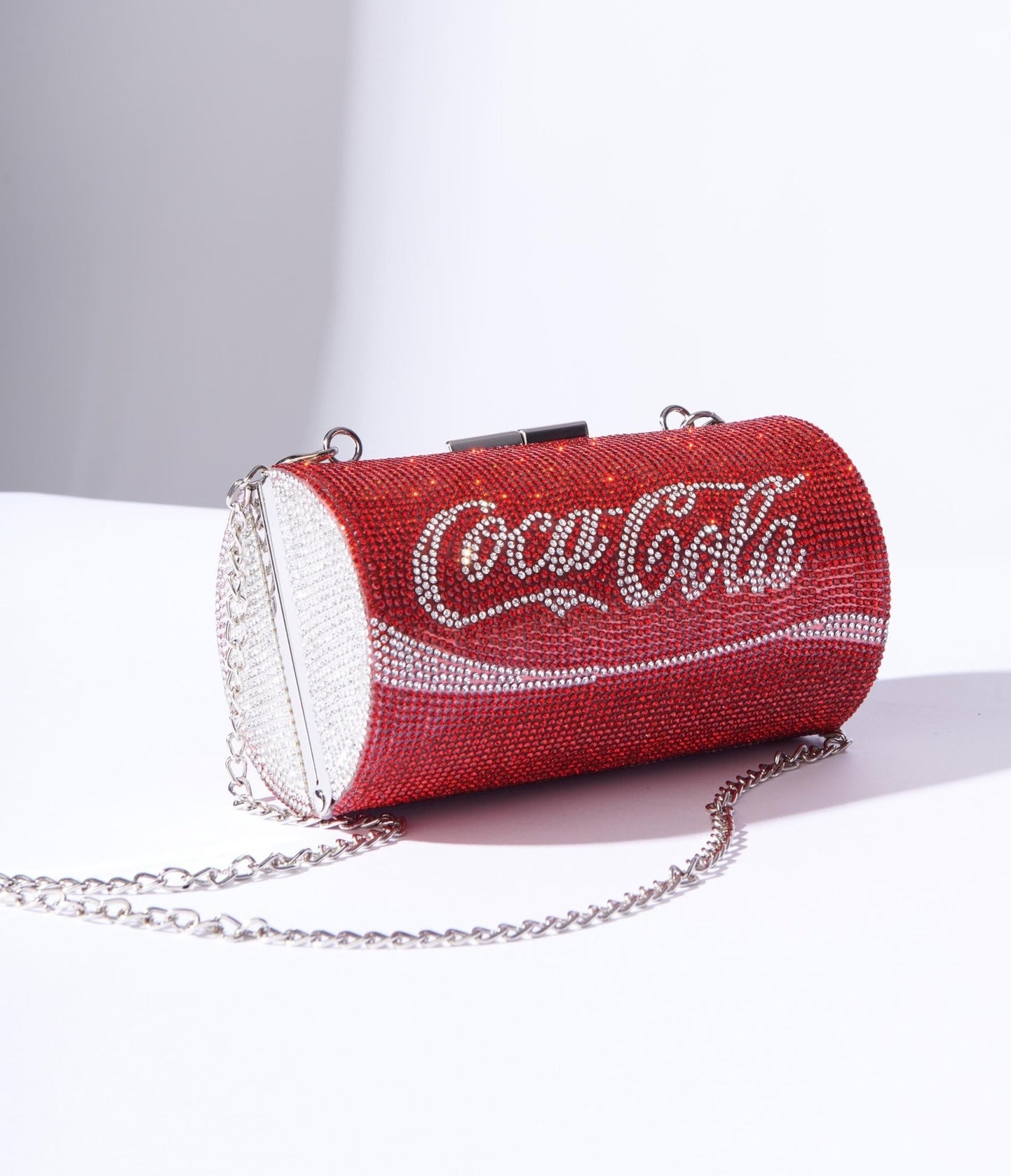 Red Swarovski Crystal Coca-Cola Bag - Unique Vintage - Womens, ACCESSORIES, HANDBAGS