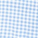 Retro Style Blue & White Gingham Crop Top - Unique Vintage - Womens, TOPS, WOVEN TOPS