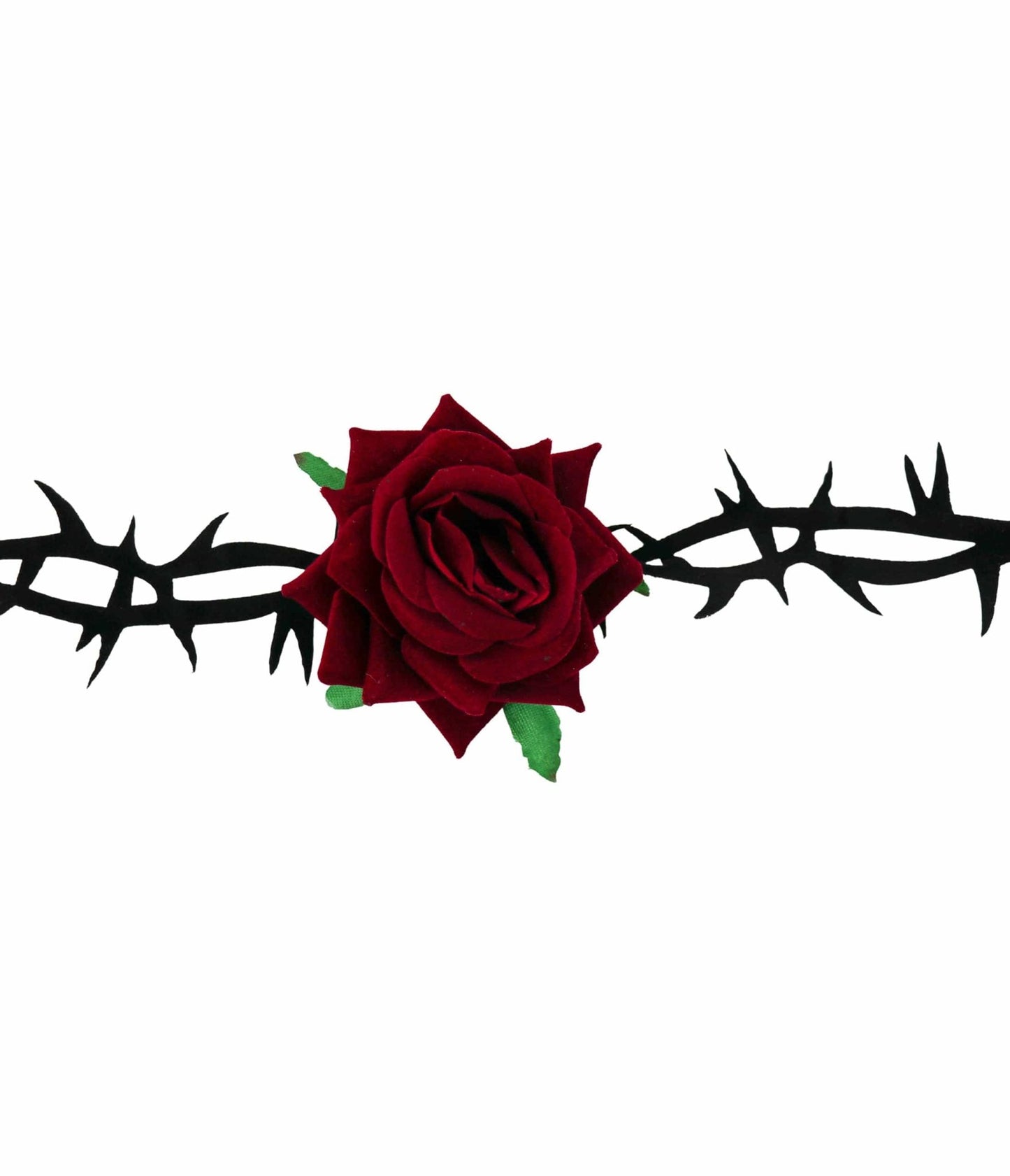 Rose & Thorns Choker - Unique Vintage - Womens, ACCESSORIES, JEWELRY