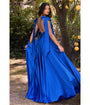 Cinderella Divine  Royal Blue A Line Bridesmaids Gown