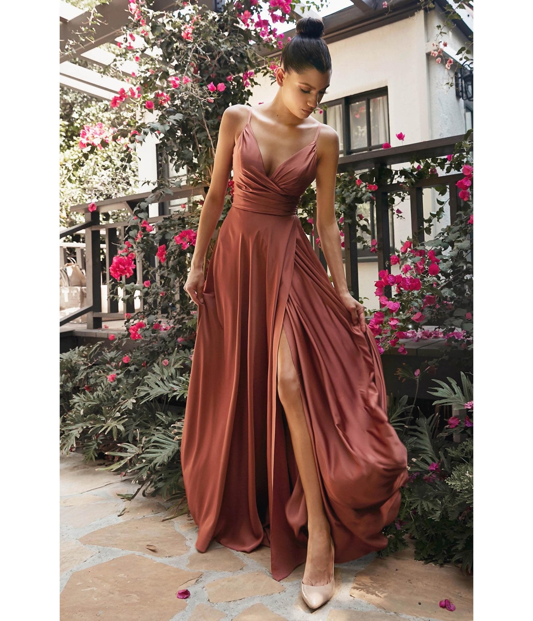 Sienna Sweetheart Satin Enchanted Bridesmaid Dress - Unique Vintage - Womens, DRESSES, PROM AND SPECIAL OCCASION