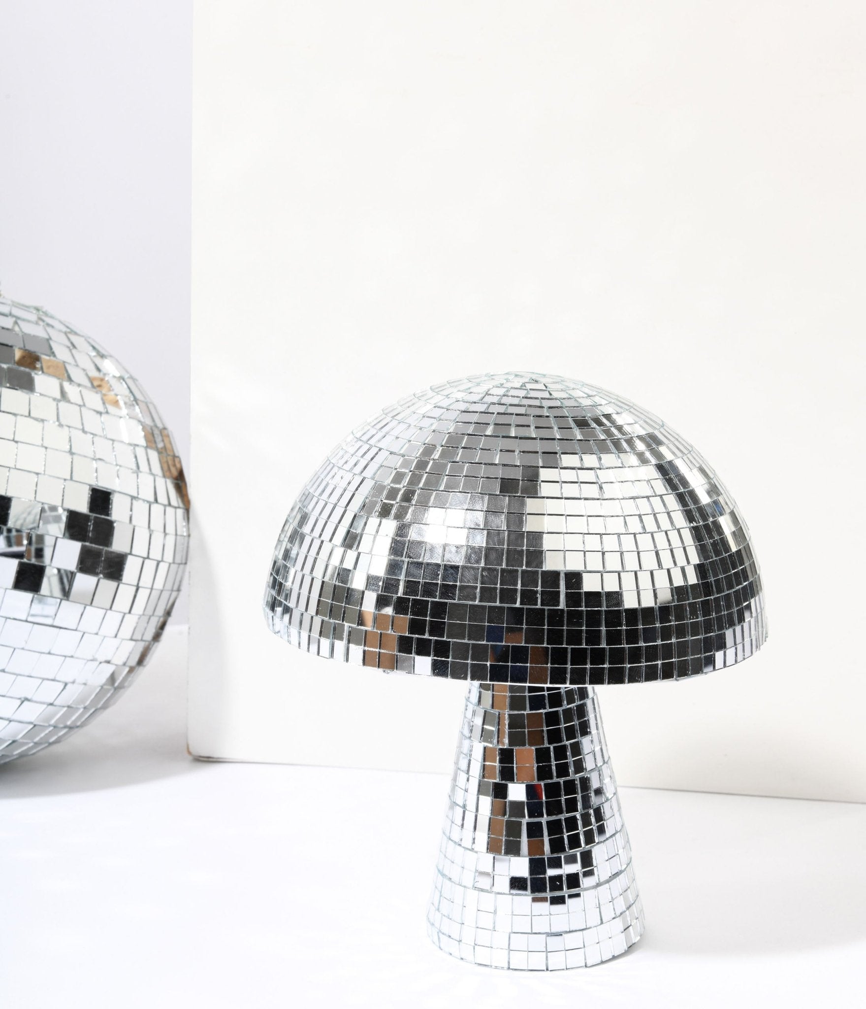 Silver Disco Mushroom - Unique Vintage - Womens, ACCESSORIES, GIFTS/HOME