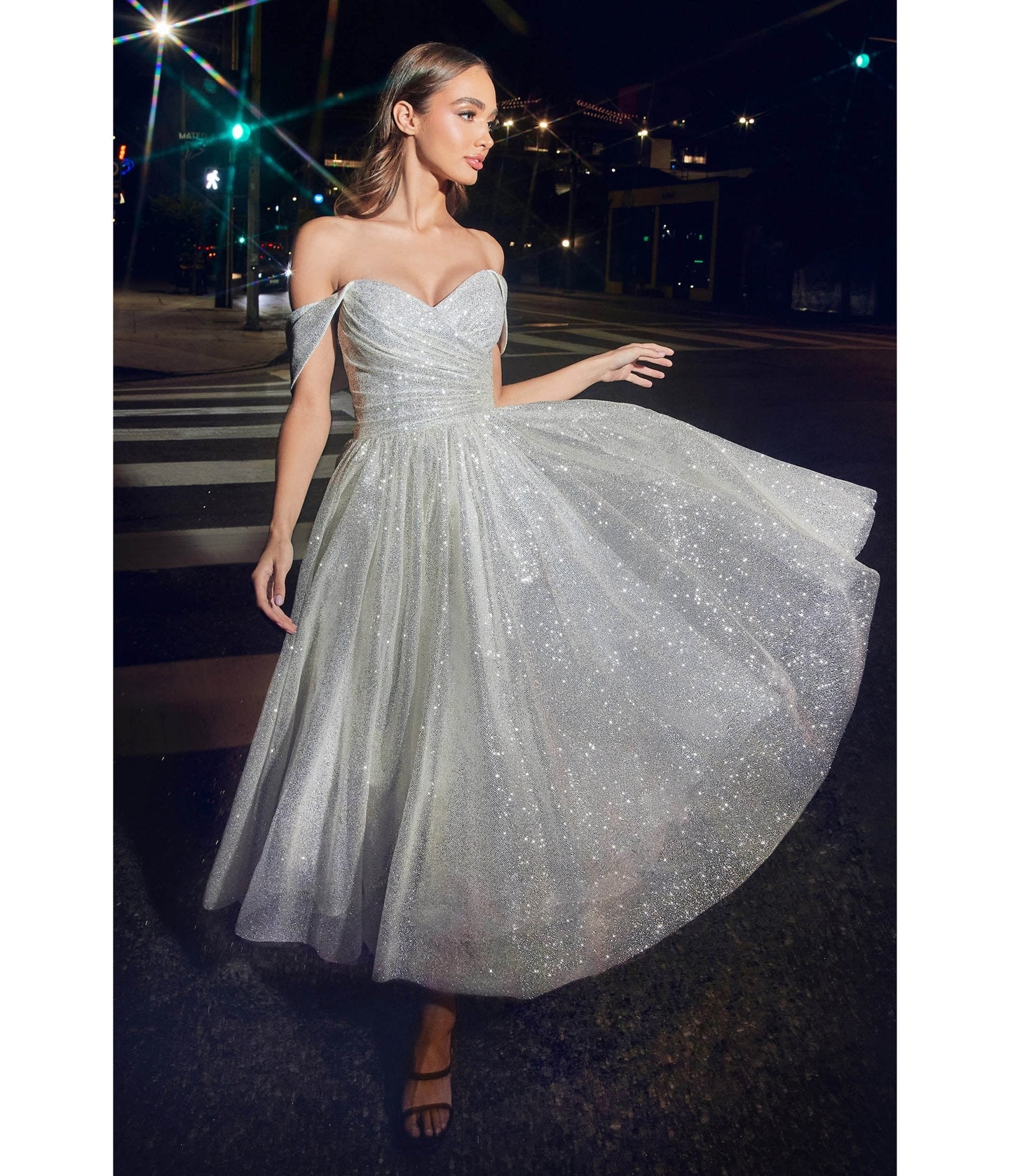 20+ Sparkly Off The Shoulder Dress