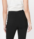 Smak Parlour Black Heart Pocket Smarty Pants Capris - Unique Vintage - Womens, BOTTOMS, CAPRI